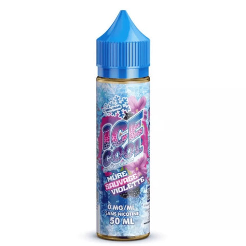 E-liquide Mûre Sauvage Violette Liquidarom Ice Cool, flacon de 50 mL