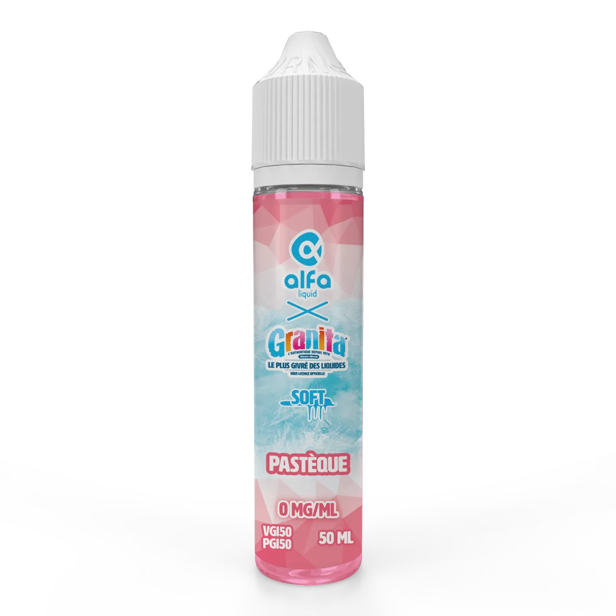E-liquide Pastèque Alfaliquid Granita Soft, flacon de 50 mL