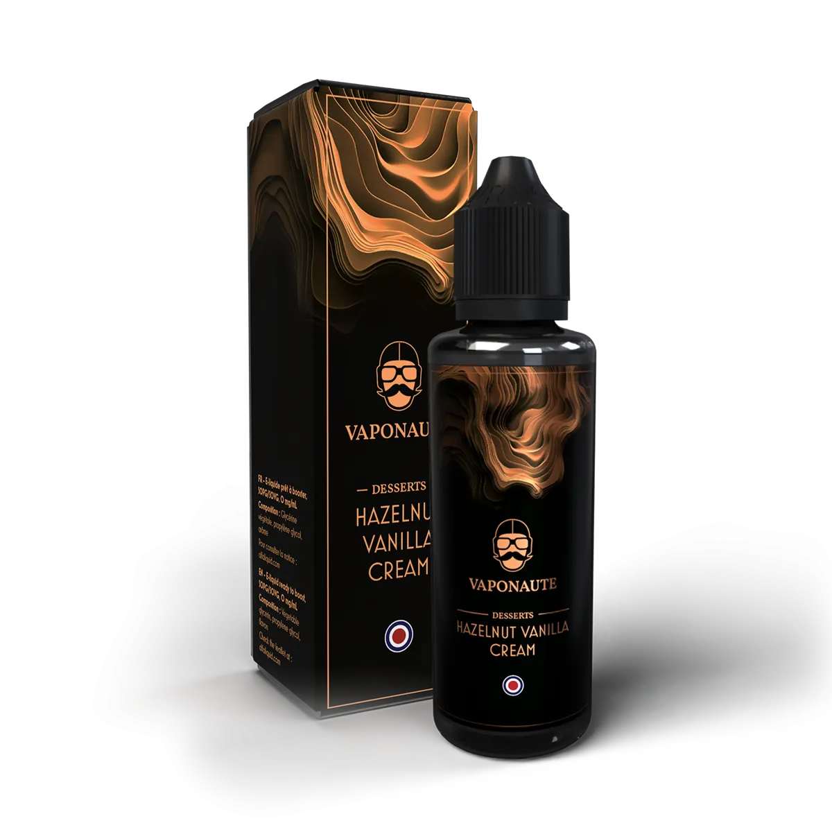 E-liquide Hazelnut Vanilla Cream Vaponaute Paris, 100 mL : pack