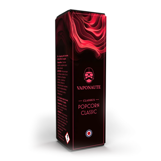 E-liquide Popcorn Classic Vaponaute Paris, 100 mL : étuis