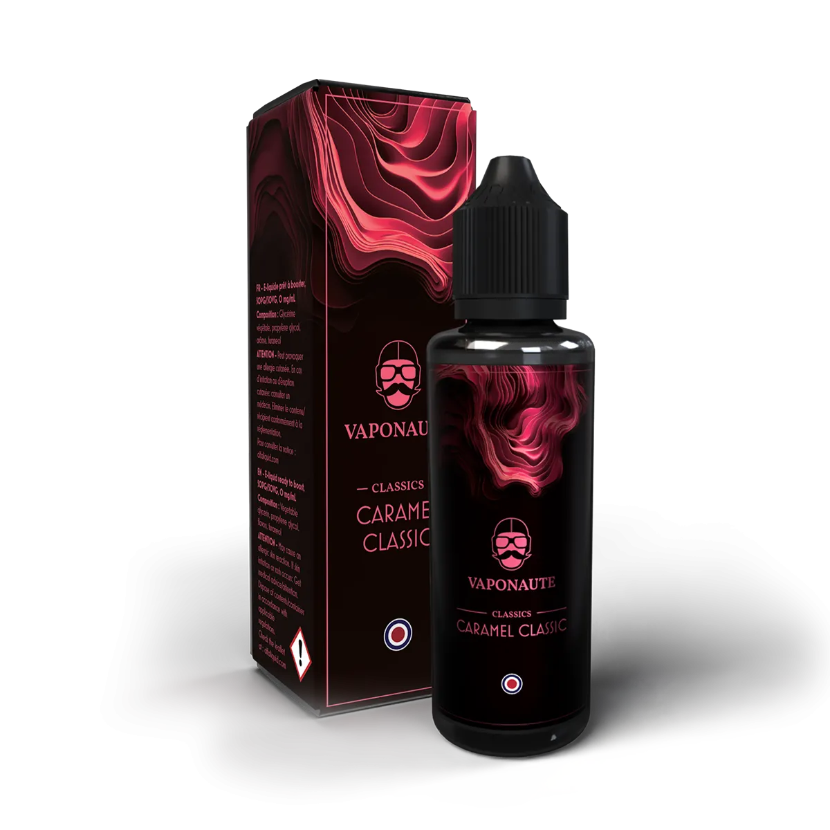 E-liquide Caramel Classic Vaponaute Paris, 100 mL : pack