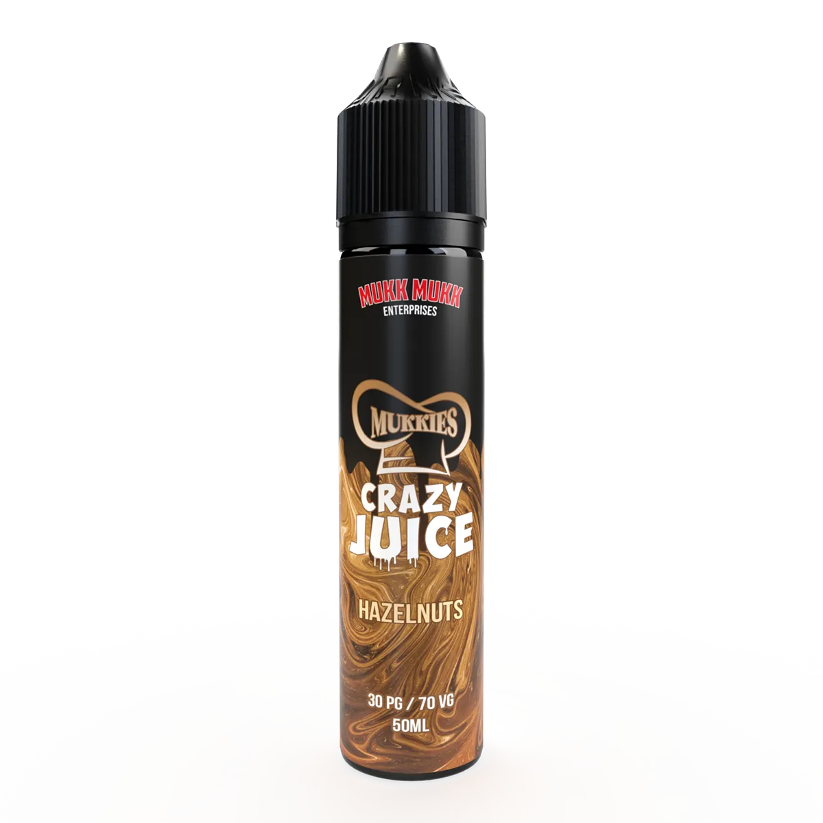 E-liquide Hazelnuts Mukk Mukk Mukkies, flacon de 50 mL