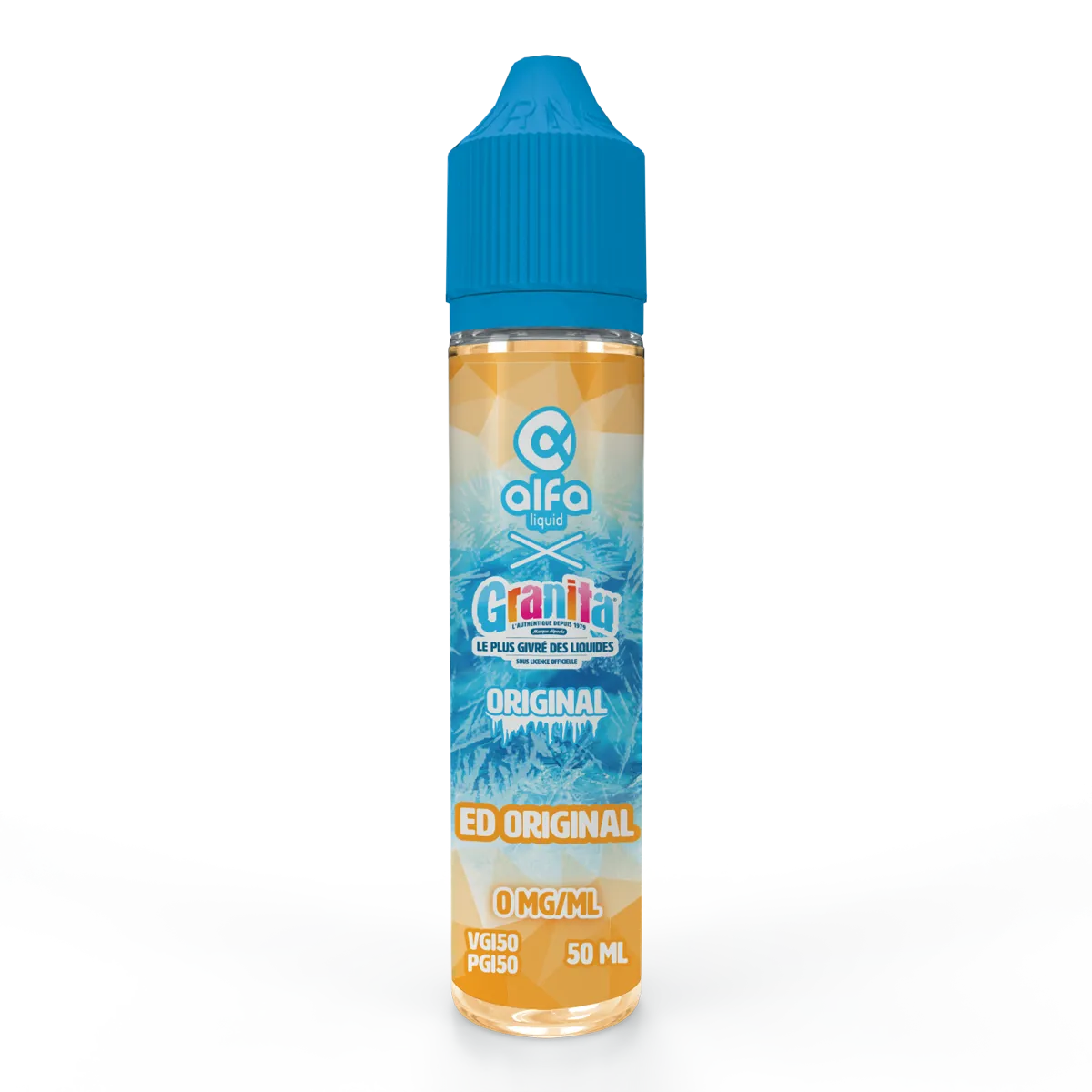 E-liquide ED Original Alfaliquid Granita, flacon de 50 mL