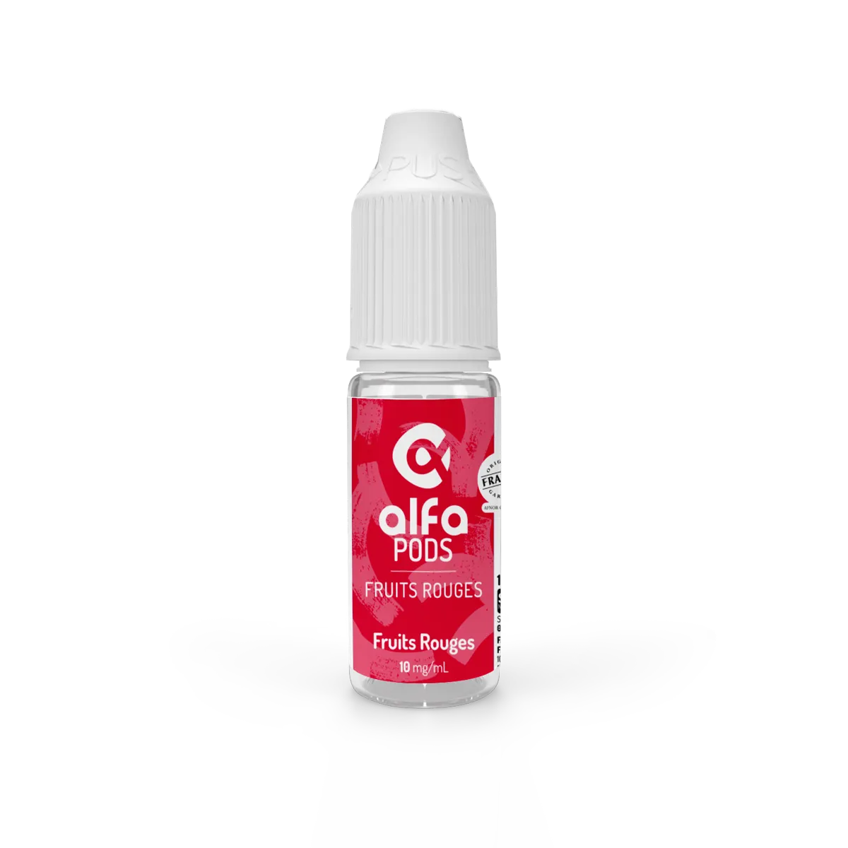 E-liquide Fruits Rouges Alfaliquid AlfaPODS, flacon de 10 mL