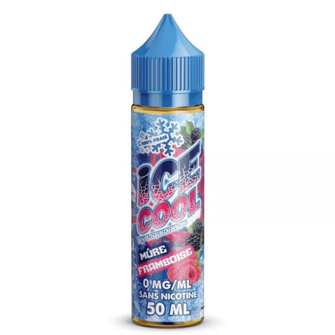 E-liquide Mûre Framboise Liquidarom Ice Cool, flacon de 50 mL