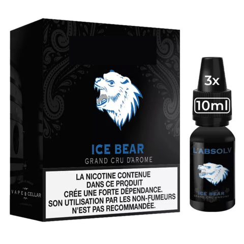 E-liquide Ice Bear Vape Cellar ABSOLV, flacon de 10 mL