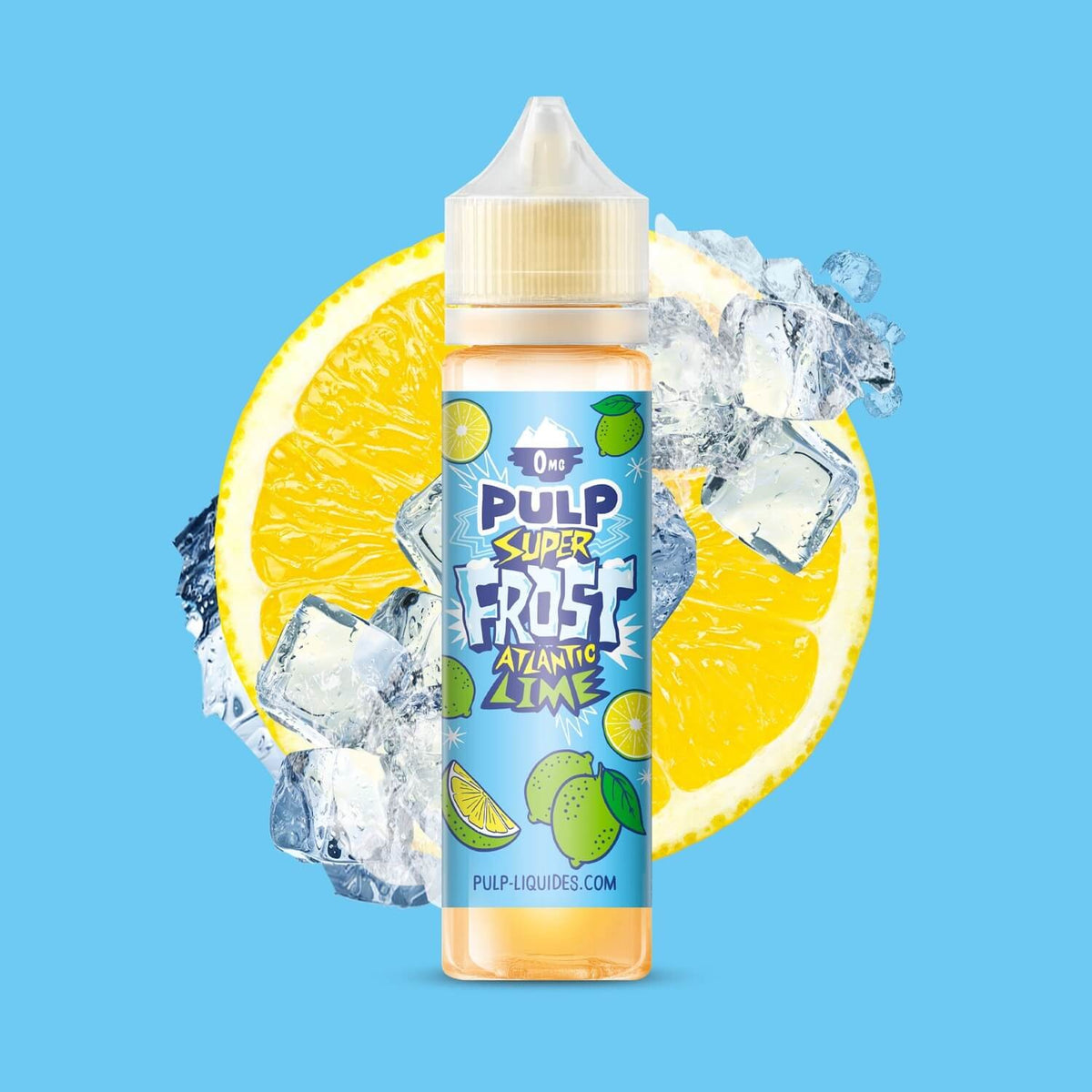 E-liquide Atlantic Lime PULP Super Frost, flacon de 50 mL