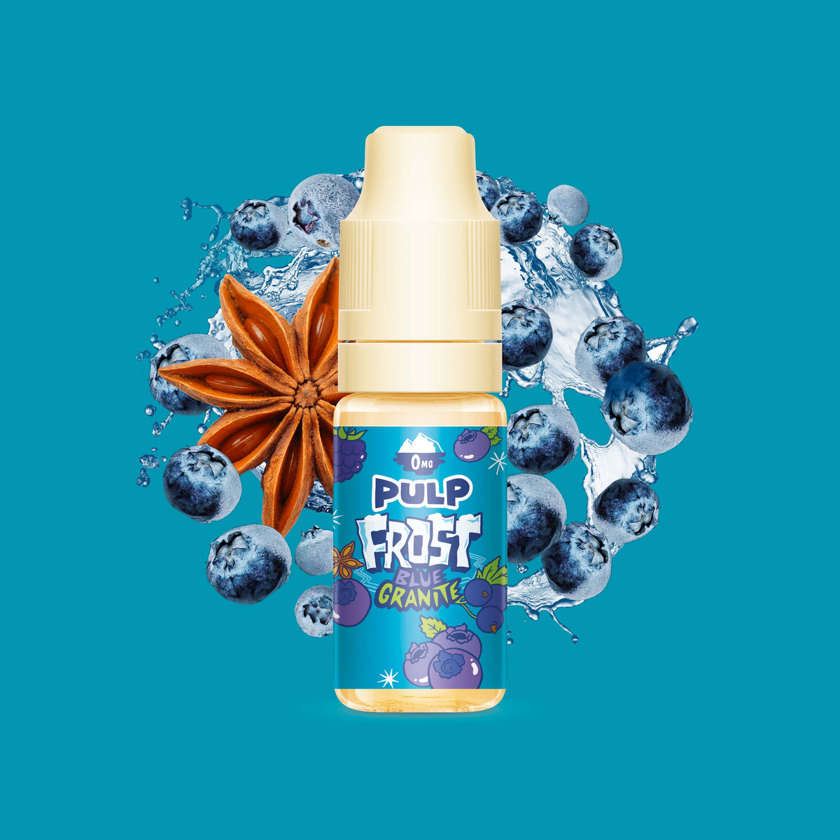 E-liquide Blue Granite PULP Frost, flacon de 10 mL