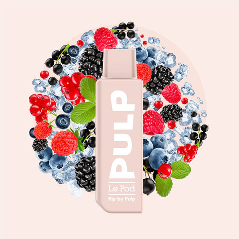 Cartouche pré-remplie Le Pod Flip PULP Fruits Rouges Glacés
