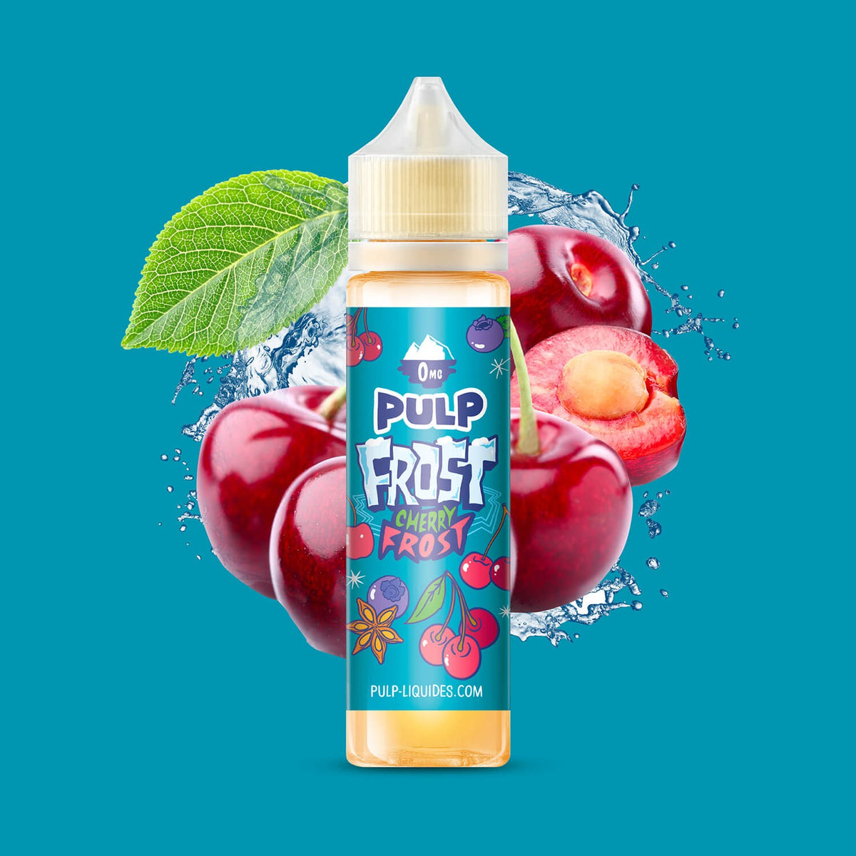 E-liquide Cherry Frost PULP Frost, flacon de 50 mL