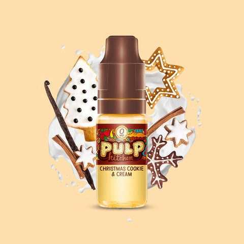 E-liquide Christmas Cookie & Cream PULP Kitchen, flacon de 10 mL
