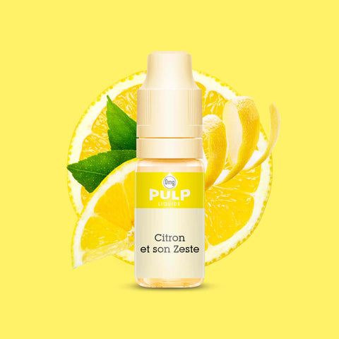 E-liquide Citron et son Zeste PULP, flacon de 10 mL