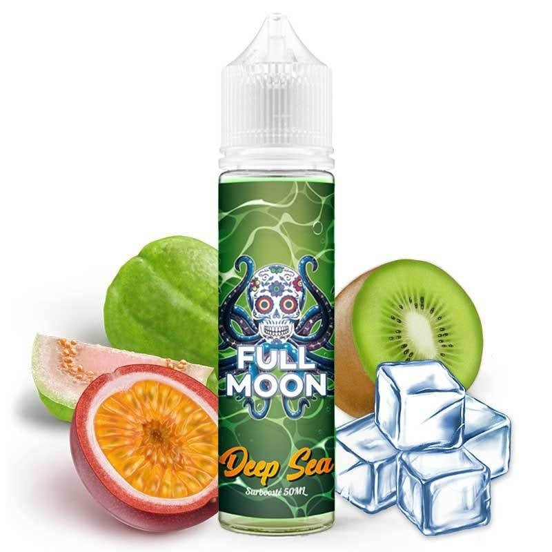 E-liquide Deep Sea Full Moon Ice Me, flacon de 50 mL
