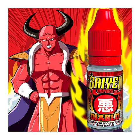 E-liquide Diablo Swoke Saiyen Vapors, flacon de 10 mL