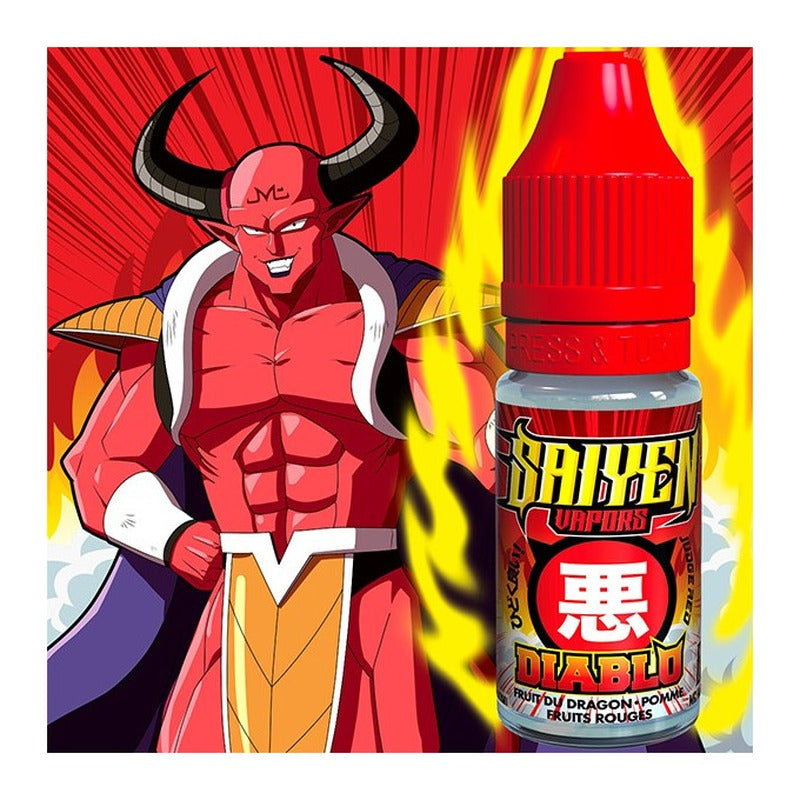 E-liquide Diablo Swoke Saiyen Vapors, flacon de 10 mL