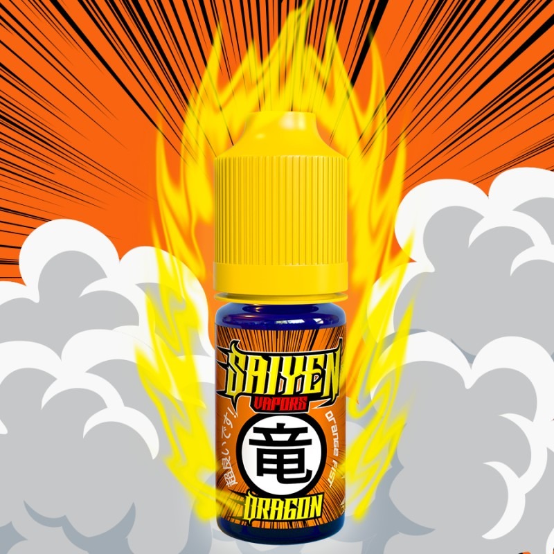 E-liquide Dragon Swoke Saiyen Vapors, flacon de 10 mL