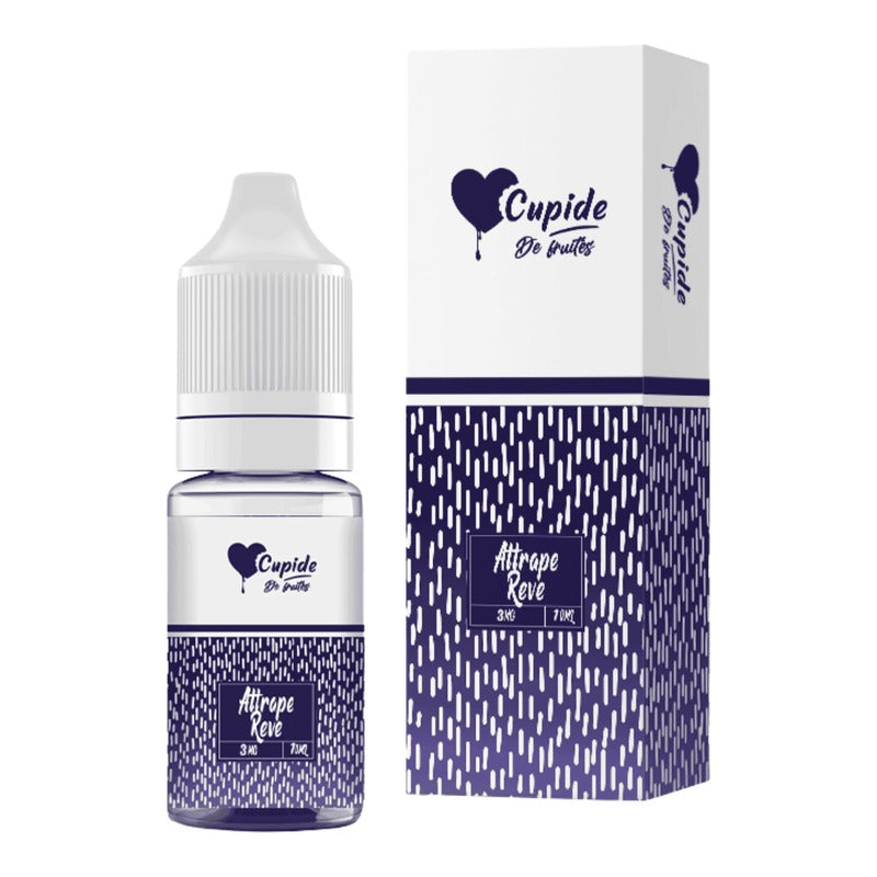 E-liquide Attrape Rêve FUEL Cupide, flacon de 10 mL et sa boîte