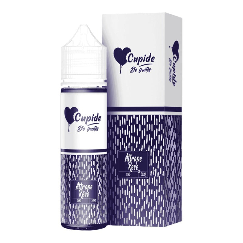 E-liquide Attrape Rêve FUEL Cupide, flacon de 50 mL et sa boîte