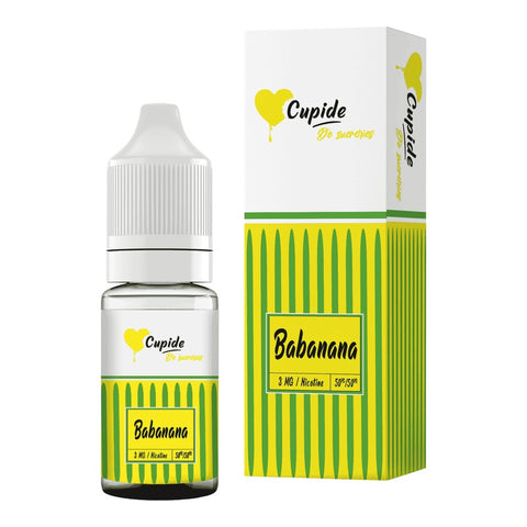 E-liquide Babanana FUEL Cupide, flacon de 10 mL et sa boîte