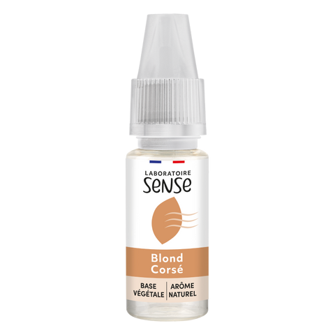E-liquide Blond Corsé Laboratoire Sense, flacon de 10 mL