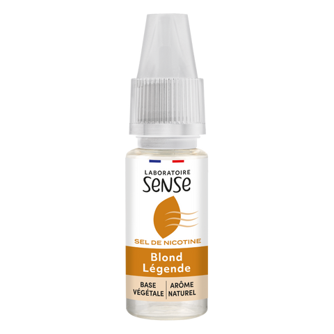 E-liquide Blond Légende Laboratoire Sense aux sels de nicotine, flacon de 10 mL
