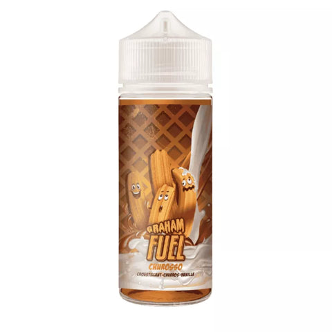 E-liquide Churosso Maison Fuel Grahams Fuel, flacon de 100 mL