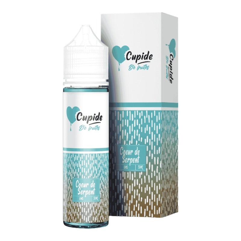 E-liquide Coeur de Serpent FUEL Cupide, flacon de 50 mL et sa boîte