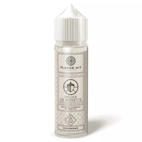 E-liquide Délice de Noisette Flavor Hit Essentials, flacon de 50 mL