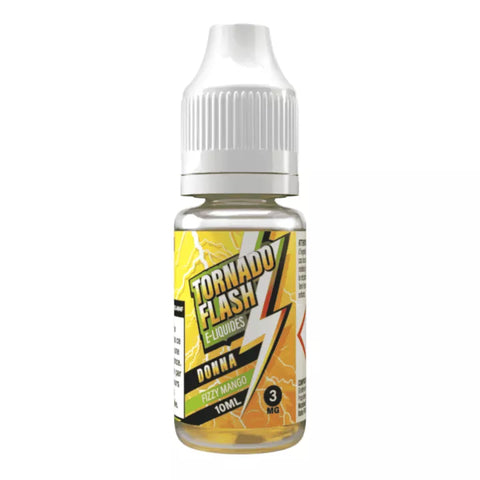 E-liquide Donna Fizzy Mango Tornado Flash, flacon de 10 mL