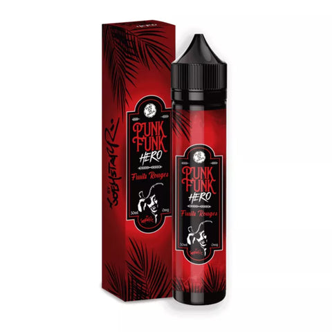E-liquide Fruits Rouges Vapeology Punk Funk Hero, flacon de 50 mL