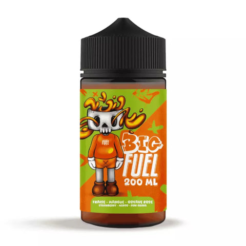 E-liquide Goyave Fraise Mangue Maison Fuel Big Fuel, flacon de 200 mL