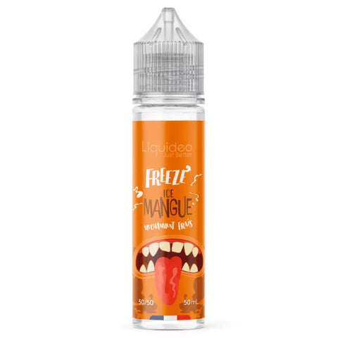 E-liquide Ice Mangue Liquideo Freeze, flacon de 50 mL