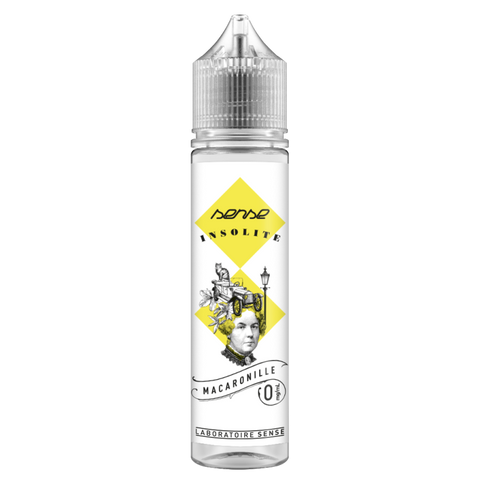 E-liquide Macaronille Laboratoire Sense Insolite, flacon de 50 mL