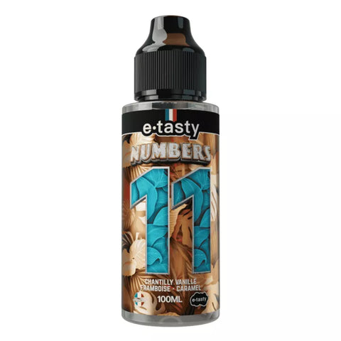 E-liquide Numbers 11 E.Tasty Numbers, flacon de 100 mL
