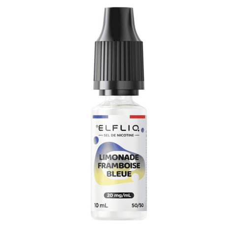 E-liquide Limonade Framboise bleue Elfliq aux sels de nicotine, flacon de 10 mL
