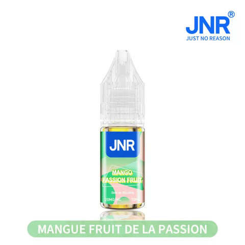E-liquide Mango Passionfruit JNR aux sels de nicotine, flacon de 10 mL