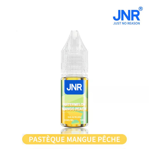 E-liquide Watermelon Mango Peach JNR aux sels de nicotine, flacon de 10 mL