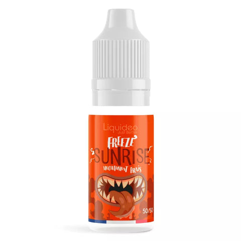 E-liquide Sunrise Liquideo Freeze, flacon de 10 mL