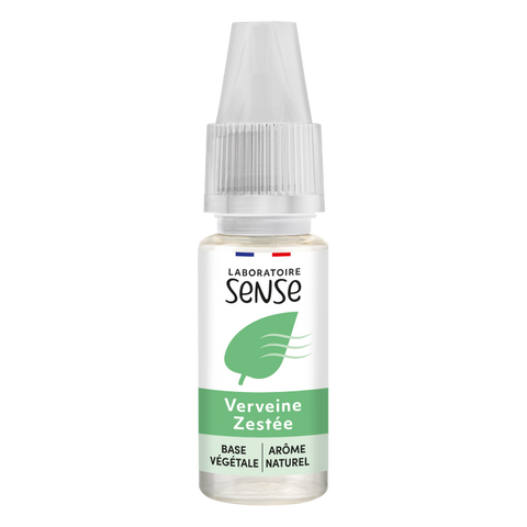 E-liquide Verveine Zestée Laboratoire Sense, flacon de 10 mL