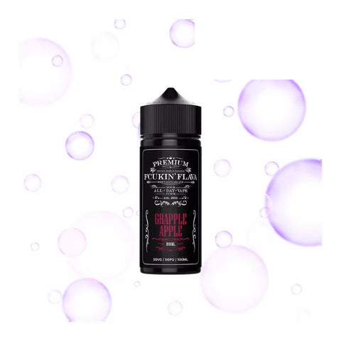 E-liquide Grapple Apple Fcukin' Flava, flacon de 100 mL