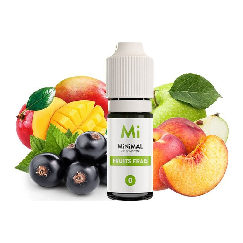 E-liquide Fruits Frais Fuu Minimal aux sels de nicotine, flacon de 10 mL