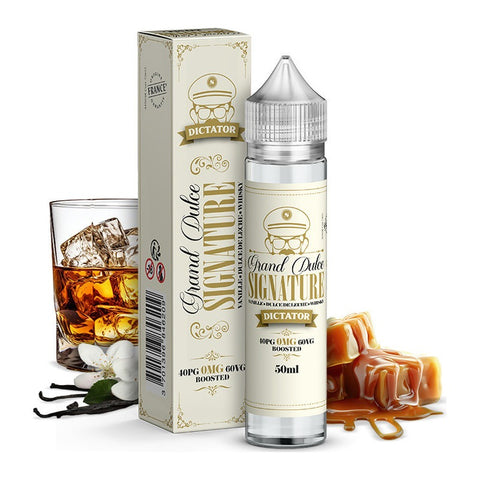 E-liquide Grand Dulce Signature Savourea Dictator, flacon de 50 mL