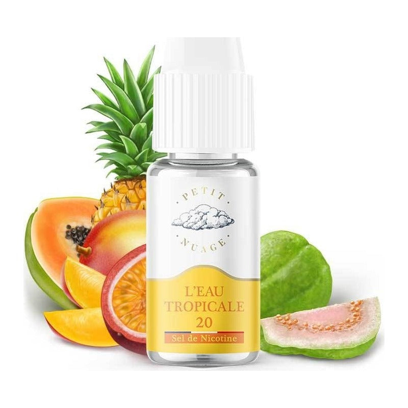 E-liquide L'Eau Tropical Levest Petit Nuage aux sels de nicotine, flacon de 10 mL