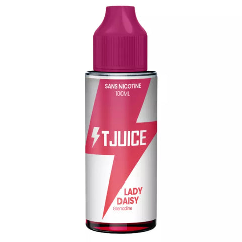 E-liquide Lady Daisy T-Juice, flacon de 100 mL