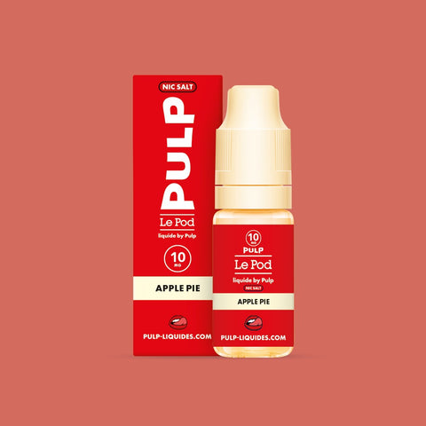 E-liquide Apple Pie PULP Le Pod Liquide aux sels de nicotine, flacon de 10 mL