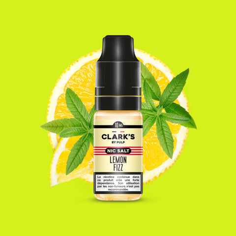 E-liquide Lemon Fizz Clark's by PULP Nic Salt aux sels de nicotine, flacon de 10 mL
