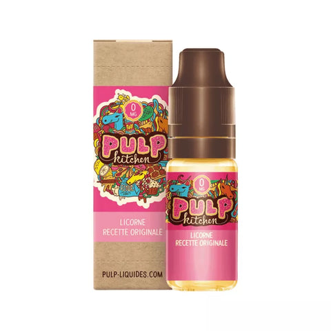 E-liquide Licorne Recette Original Pulp Pulp Kitchen, flacon de 10 mL