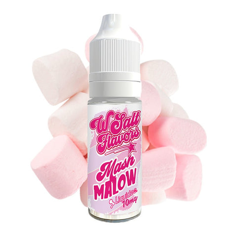 E-liquide Mashmalow Liquideo Wsalt Flavors aux sels de nicotine, flacon de 10 mL