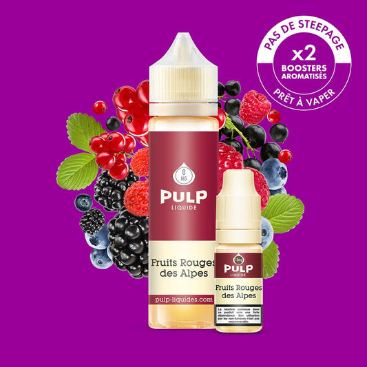 Pack Fruits Rouges des Alpes PULP 60 mL en 6 mg/mL