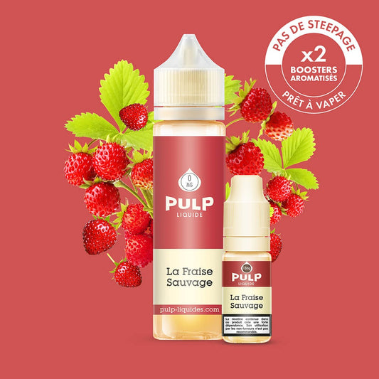 Pack La Fraise Sauvage PULP 60 mL en 6 mg/mL